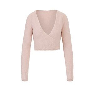 Skims Cozy Knit Wrap Top